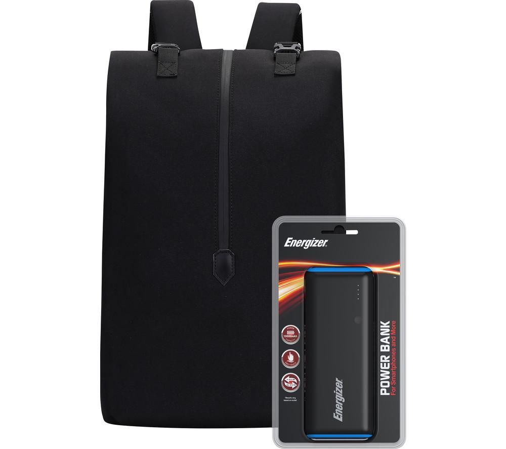 ENERGIZER EPB004 Backpack with Power Bank - Black, Black