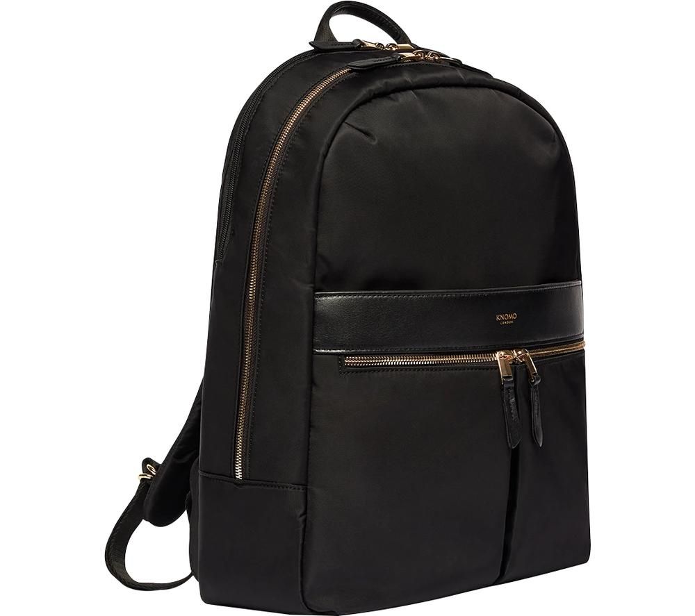 KNOMO Beaufort 15.6" Laptop Backpack - Black, Black