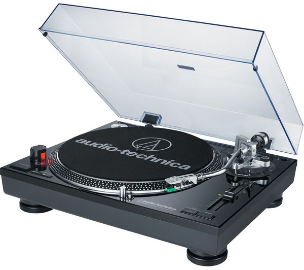 AUDIO TECHNICA AT-LP120USB Direct Drive Professional Turntable, Black