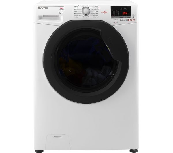 Hoover Dynamic Next DXOC 69AFN NFC 9 kg 1600 Spin Washing Machine - White, White