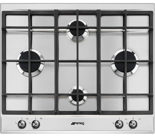 SMEG P360XGH Gas Hob - Stainless Steel, Stainless Steel