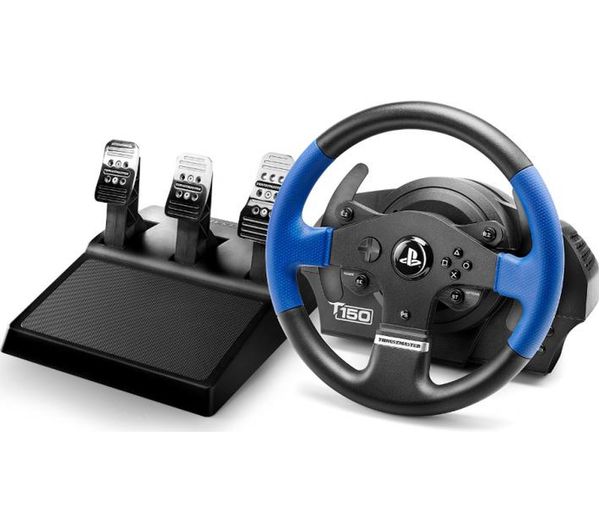 THRUSTMASTER T150 R5 Pro Wheel - Black & Blue, Black