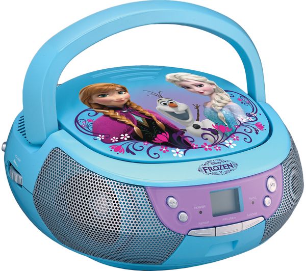 FROZEN Boombox with Microphone - Blue, Blue