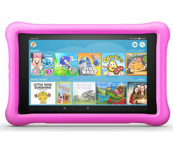 AMAZON Fire HD 8" Kids Edition Tablet (Oct 2018) - 32 GB, Pink, Pink