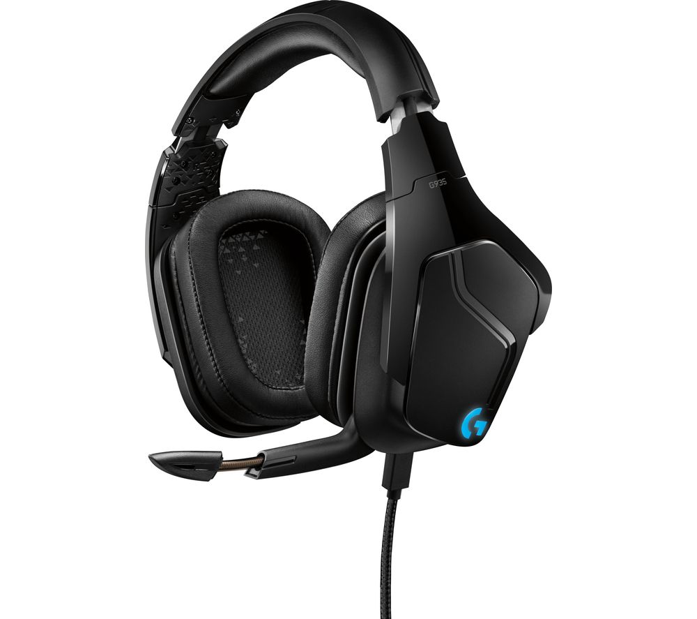 LOGITECH G935 Wireless 7.1 Gaming Headset - Black, Black