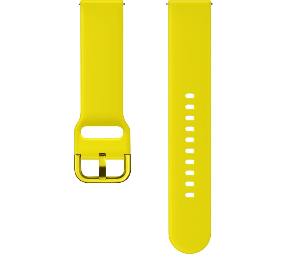 SAMSUNG Galaxy Watch Active Sport Strap - Yellow, Medium, Yellow