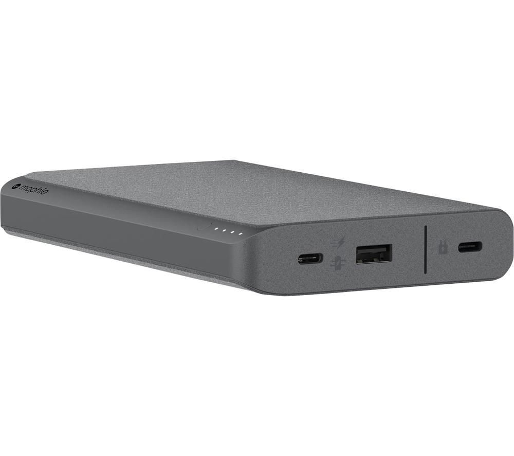 MOPHIE 3XL USB Type-C & USB Portable Power Bank - Grey, Grey