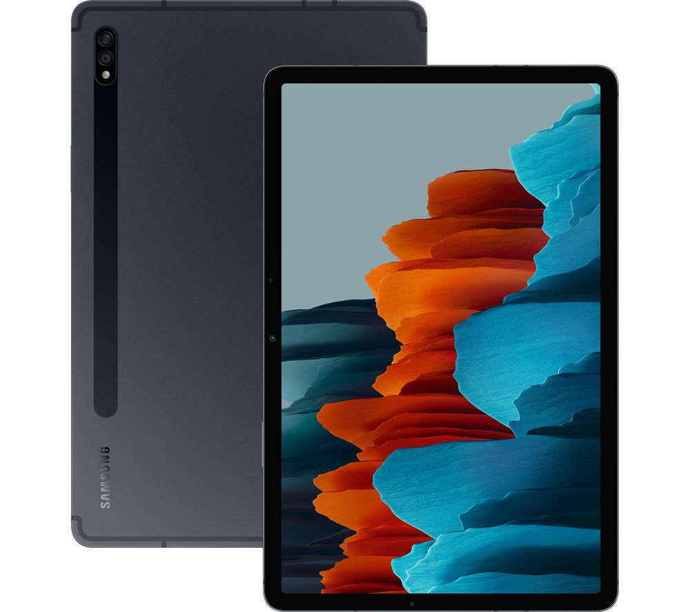 SAMSUNG Galaxy Tab S7 11" Tablet - 128 GB, Mystic Black, Black