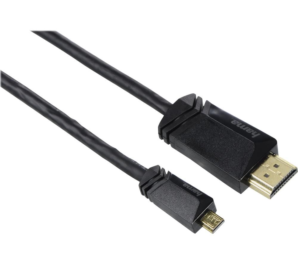 HAMA Premium High Speed HDMI to Micro HDMI Cable with Ethernet - 1.5 m