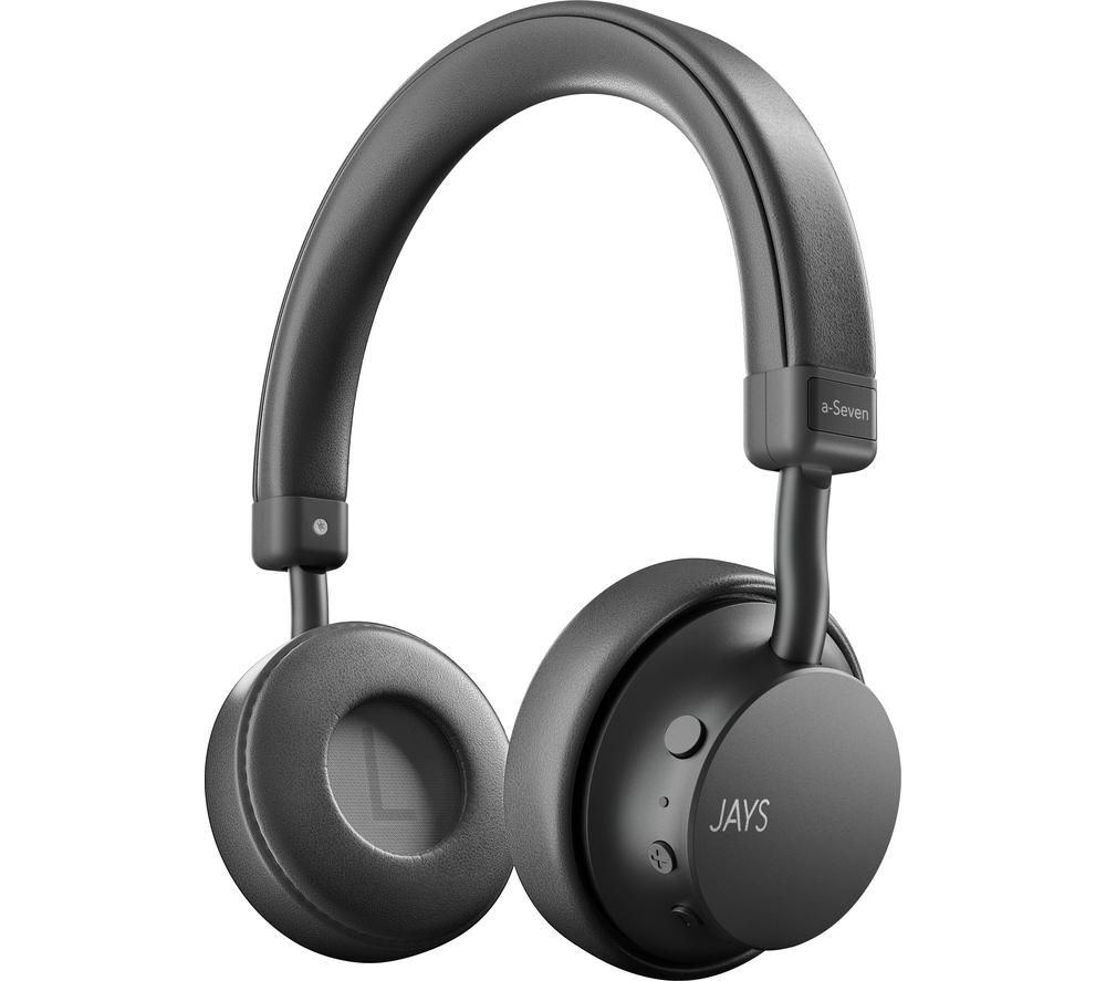 JAYS a-Seven Wireless Bluetooth Headphones - Grey, Grey