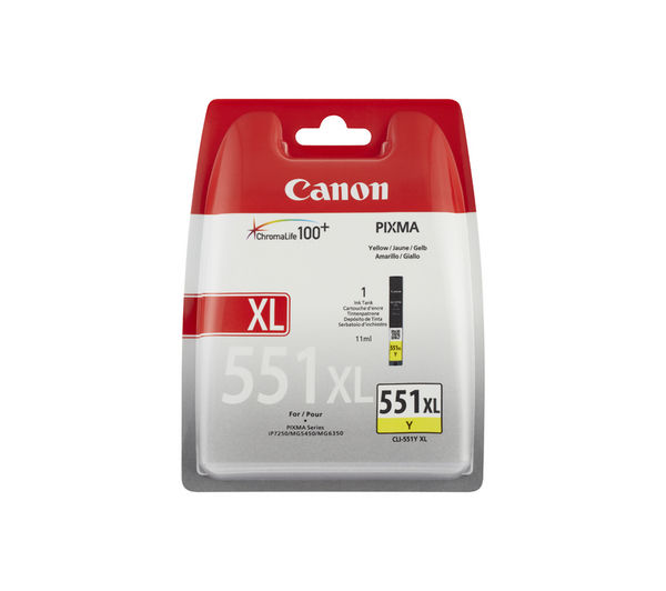 CANON CLI-551 XL Yellow Ink Cartridge