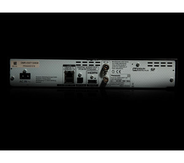 PANASONIC DMR-HWT130EB Freeview HD Smart Digital TV Recorder - 500 GB
