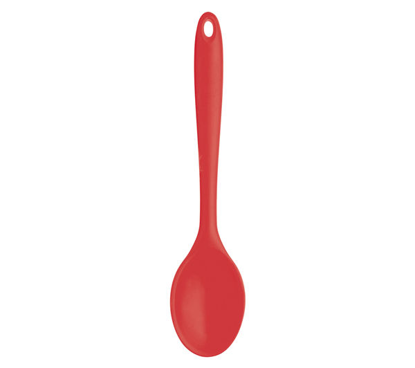 COLOURWORKS 27 cm Cooking Spoon - Red, Red