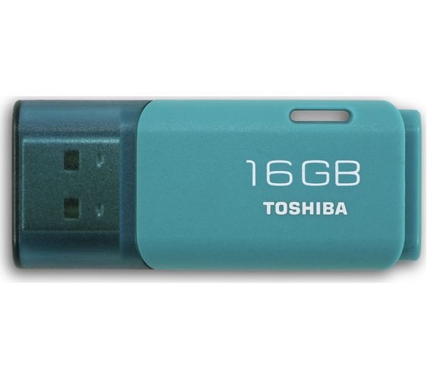 TOSHIBA TransMemory USB 2.0 Memory Stick - 16 GB, Aqua, Aqua