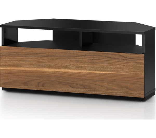 SONOROUS Troy TRD100 1000 mm CRN TV Stand - Black & Walnut, Black