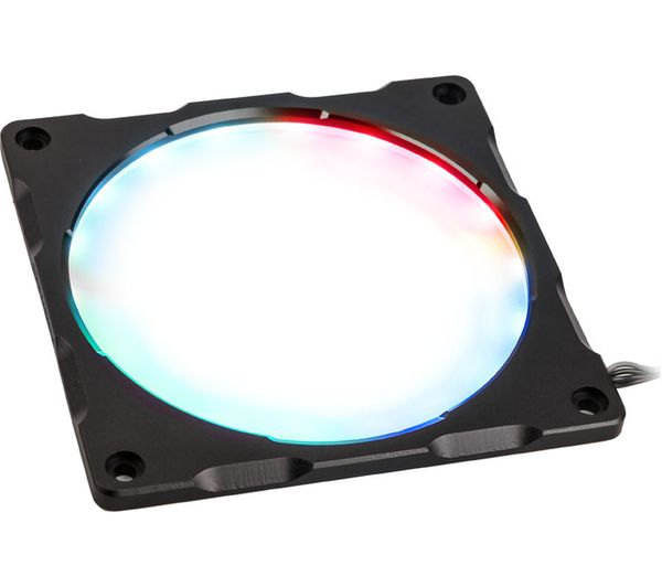 PHANTEKS Halos Lux RGB LED Fan Frame - 120 mm, Aluminium Black, Black