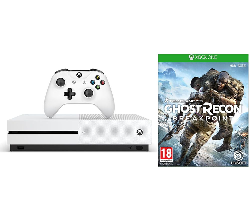 MICROSOFT Xbox One S 1 TB & Tom Clancy's Ghost Recon Breakpoint Bundle