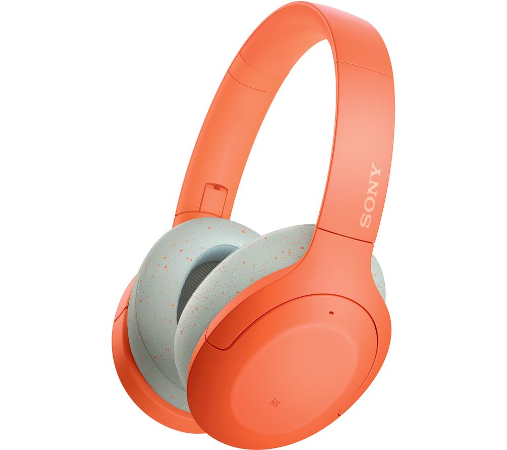 SONY WH-H910 Wireless Bluetooth Noise-Cancelling Headphones - Orange, Orange