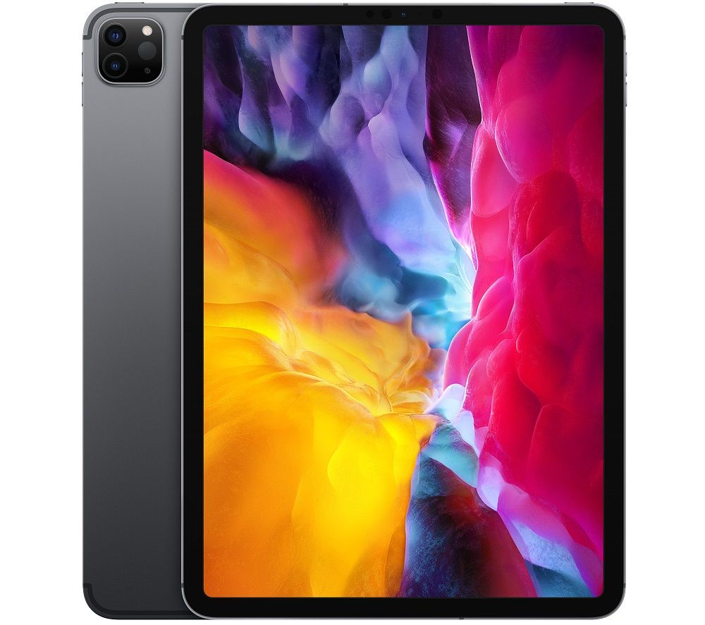 APPLE 11" iPad Pro (2020) Cellular - 128 GB, Space Grey, Grey