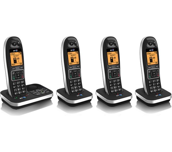 BT 7610 Cordless Phone with Answering Machine - Quad Handsets