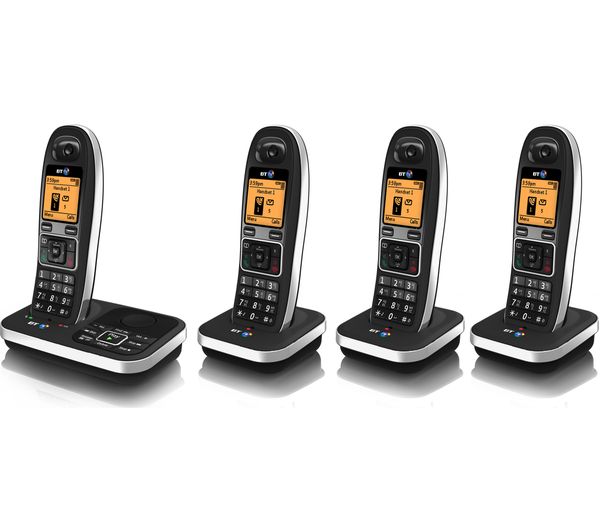 BT 7610 Cordless Phone with Answering Machine - Quad Handsets