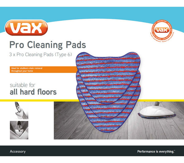 VAX Pro Mop Replacement Pads - Pack of 3