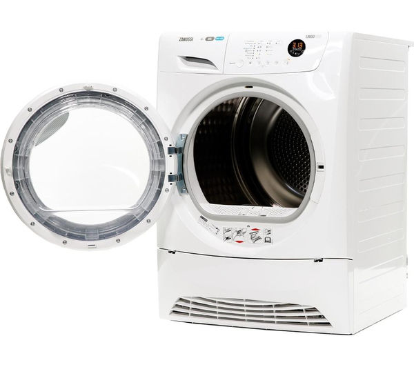 Zanussi Tumble Dryer ZDH8333W Heat Pump  - White, White