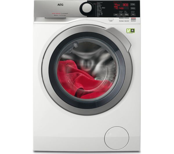 AEG OkoMix L8FEE965R 9 kg 1600 Spin Washing Machine - White, White