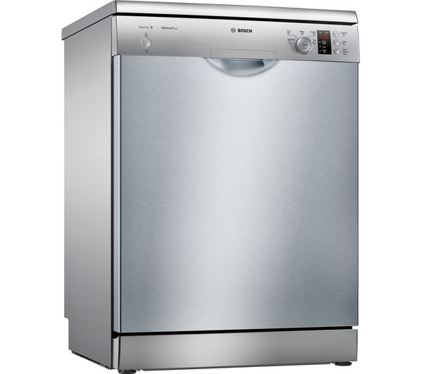 BOSCH SMS25AI00G Full-size Dishwasher - Silver, Silver