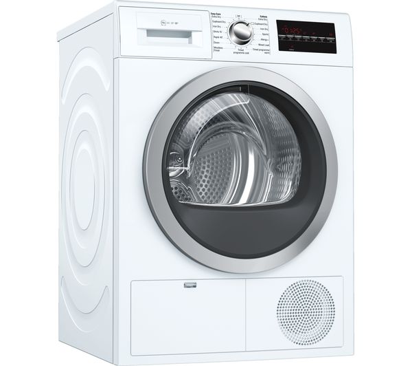 NEFF R8580X3GB 9 kg Condenser Tumble Dryer - White, White