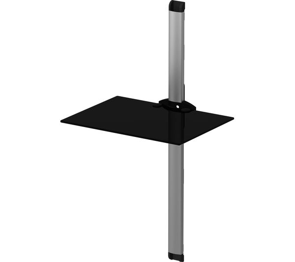 SONOROUS PL2610 Single Shelf Support System - Black & Silver, Black