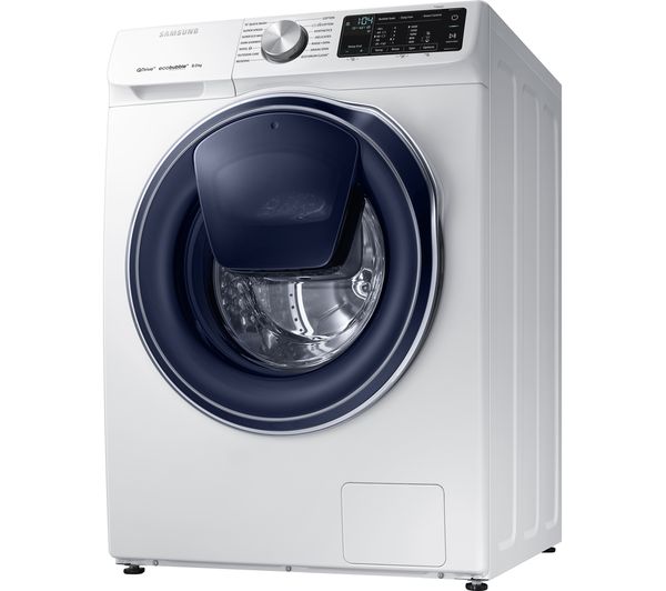 Samsung QuickDrive  AddWash WW80M645OPW Smart 8 kg 1400 Spin Washing Machine - White, White