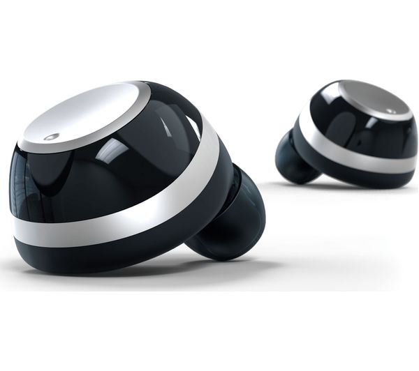 NUHEARA IQbuds Wireless Bluetooth Noise-Cancelling Headphones - Black, Black