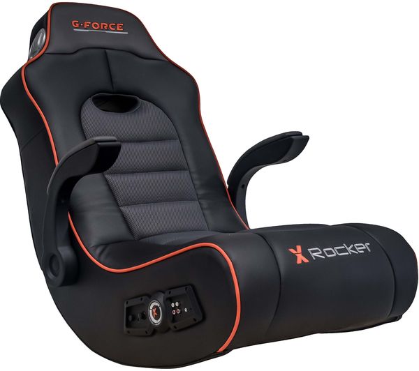 X ROCKER G-Force Gaming Chair - Black, Black