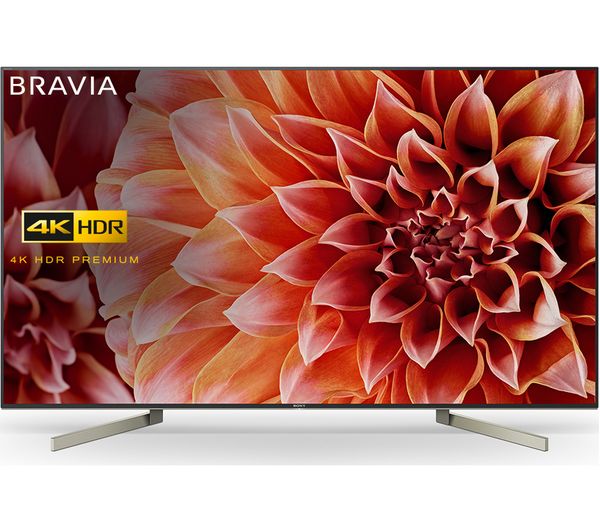 49"  SONY BRAVIA KD49XF9005BU Smart 4K Ultra HD HDR LED TV, Gold
