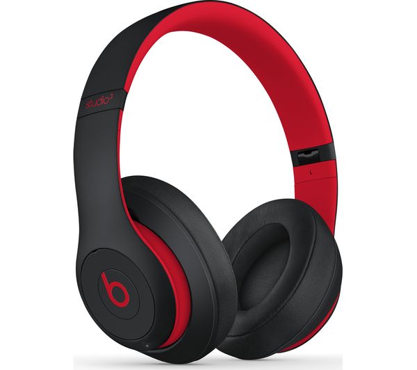 BEATS Decade Collection Studio 3 Wireless Bluetooth Noise-Cancelling Headphones - Red & Black, Red