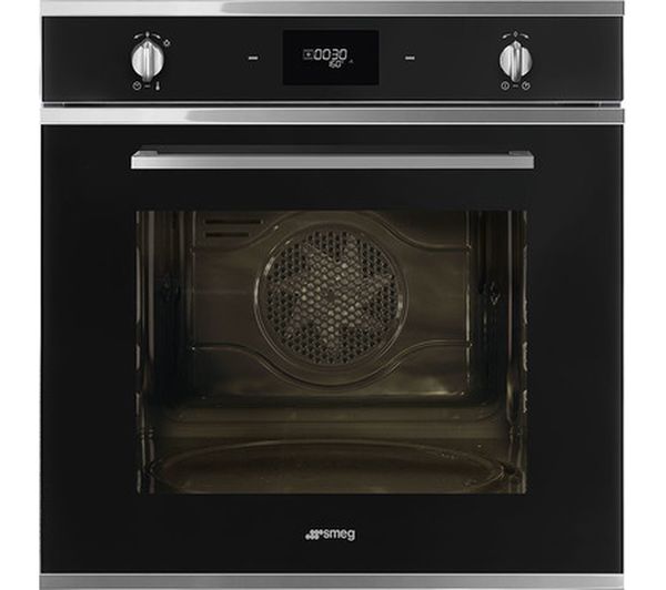 SMEG Cucina SFP6401TVN Electric Oven - Black, Black