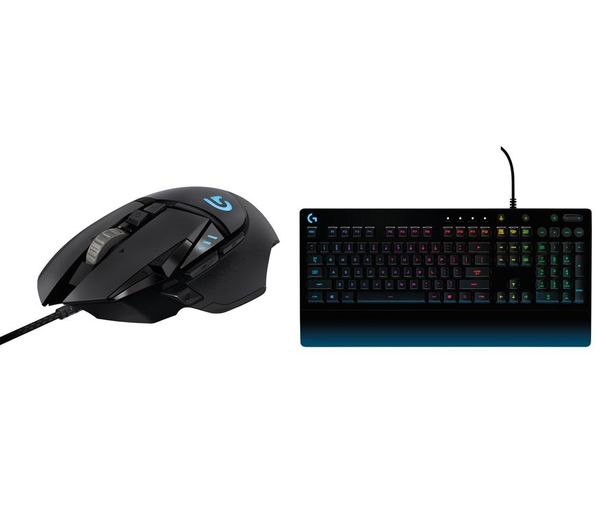 LOGITECH G213 Prodigy Gaming Keyboard & G502 Proteus Spectrum Gaming Mouse Bundle