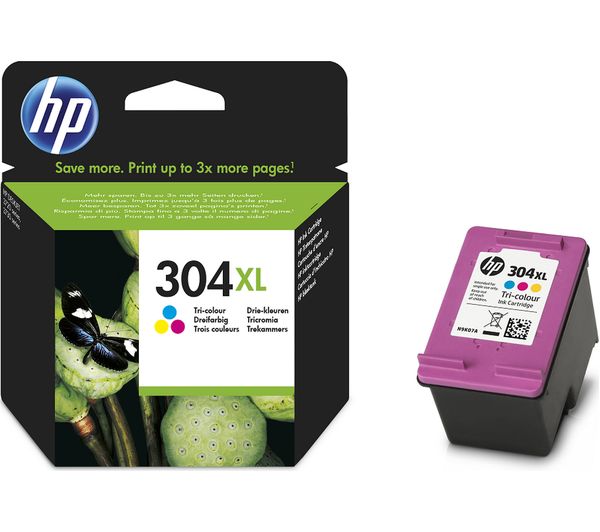 HP 304XL Original Tri-colour Ink Cartridge, Tri-colour