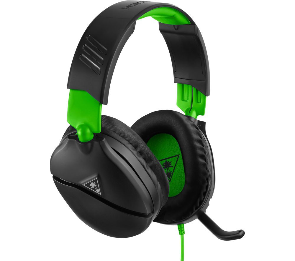 TURTLE BEACH Recon 70X Gaming Headset - Black & Green, Black,Green