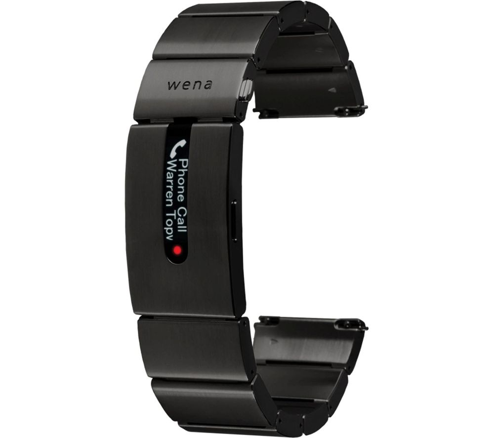 SONY Wena Wrist Pro WNW-B11B Smartwatch Band - Black, Black
