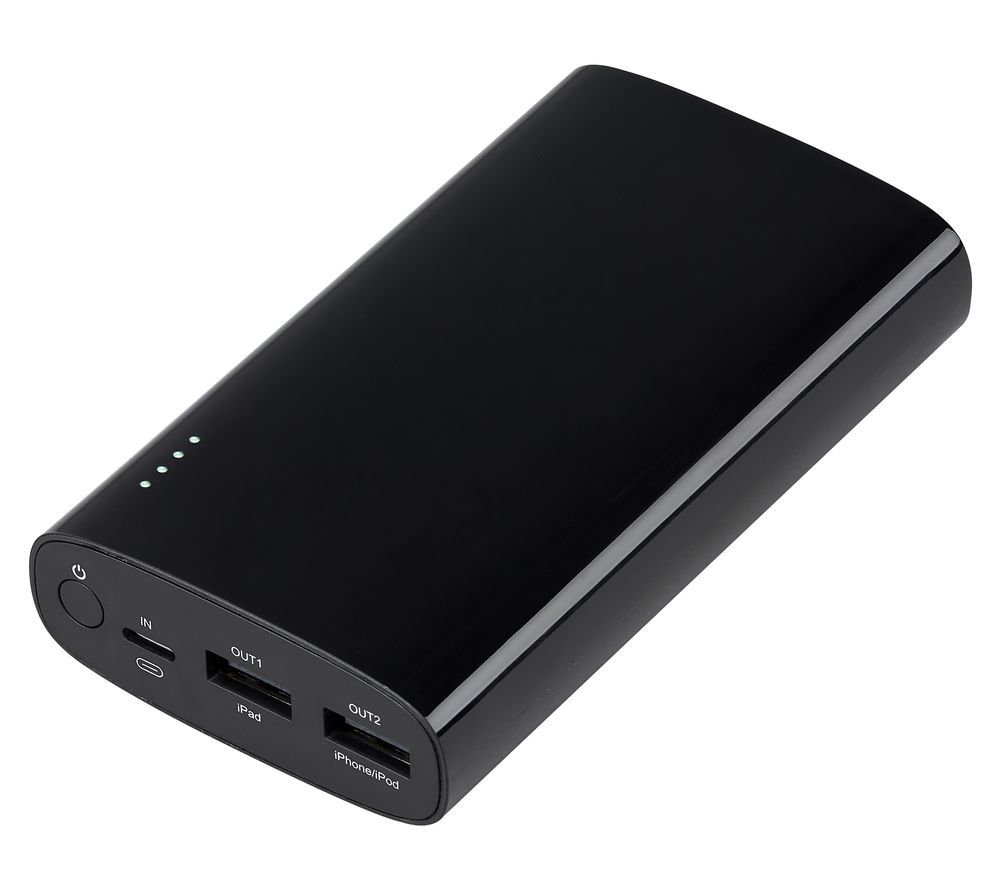 GOJI G6P10LW20 Portable Power Bank - Black, Black
