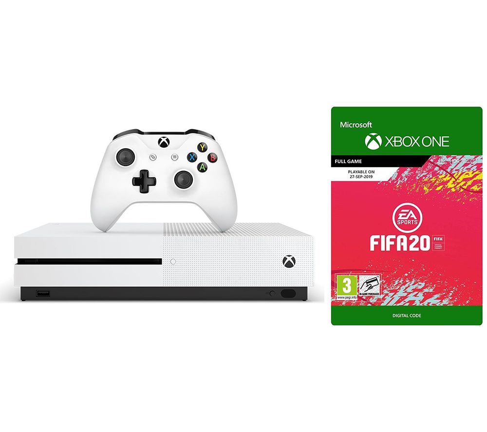 MICROSOFT Xbox One S 1 TB & FIFA 20 Bundle
