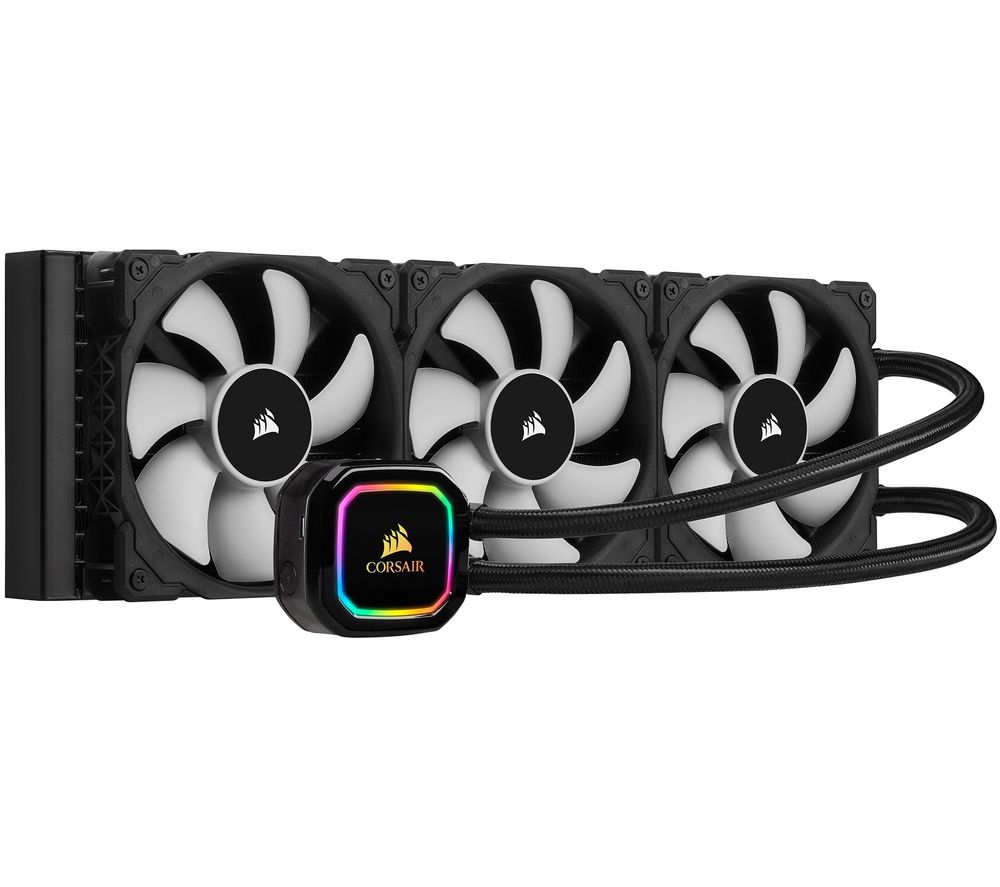 CORSAIR iCUE H150i XT Liquid 360 mm CPU Cooler - RGB LED, Black