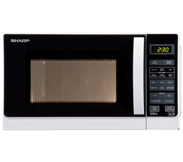 SHARP R662WM Microwave with Grill - White, White
