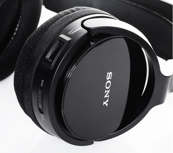 SONY MDR-RF811RK Wireless Headphones - Black, Black