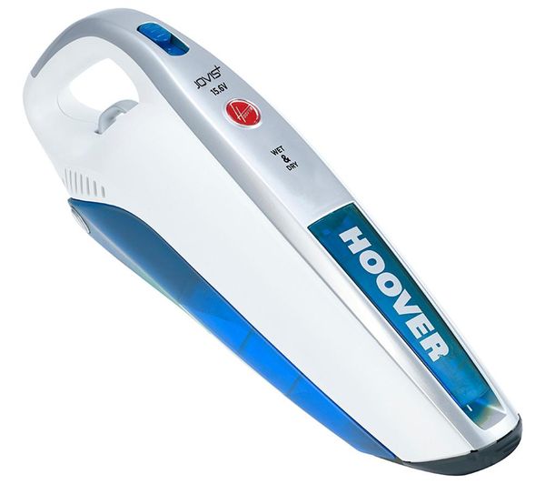 HOOVER Jovis+ SM156WDP4A Handheld Bagless Vacuum Cleaner - White & Blue, White