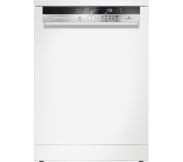 GRUNDIG GNF41821W Full-size Dishwasher - White, White