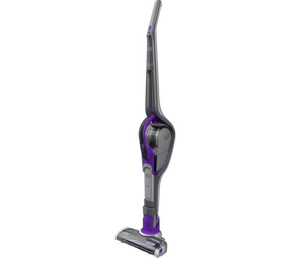 BLACK  DECKER Pet 2 in 1SVJ520BFSP-GB Cordless Vacuum Cleaner - Titanium Grey & Purple, Black