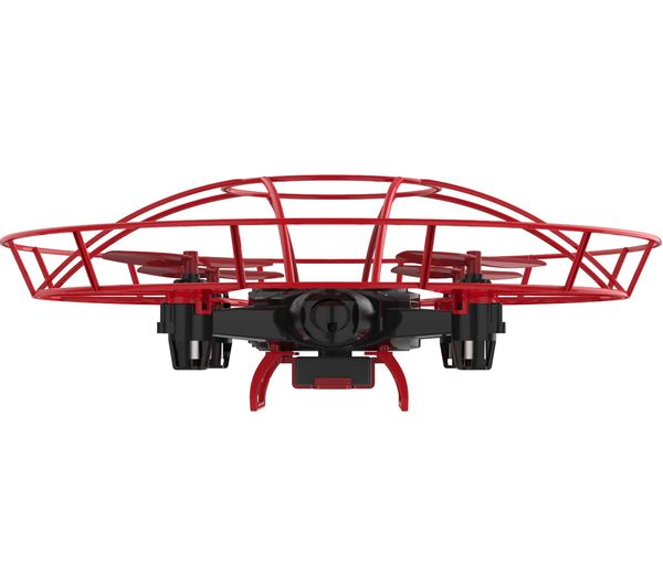 AURA GestureBotics C17800 Drone With Controller - Black & Red, Black